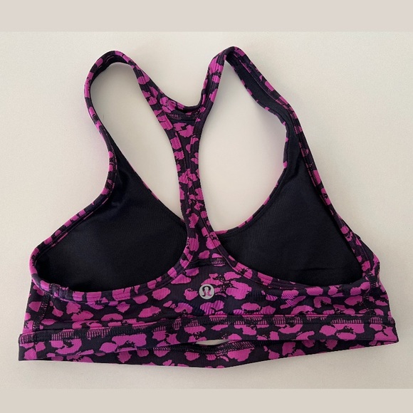 lululemon | bra | blue and pink print | size 6 - Picture 2 of 5